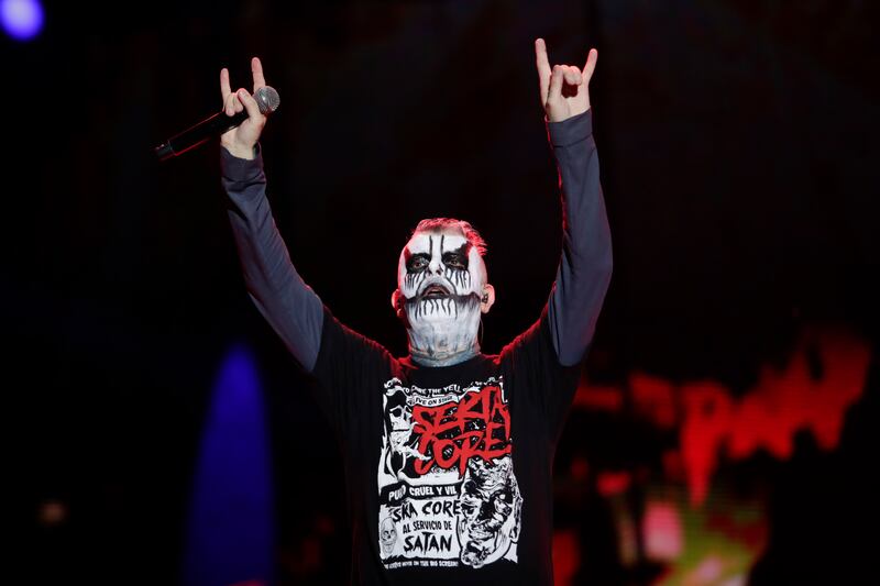 Sekta Core!, de México, durante su presentación en Rock al Parque 2022 en Bogotá.