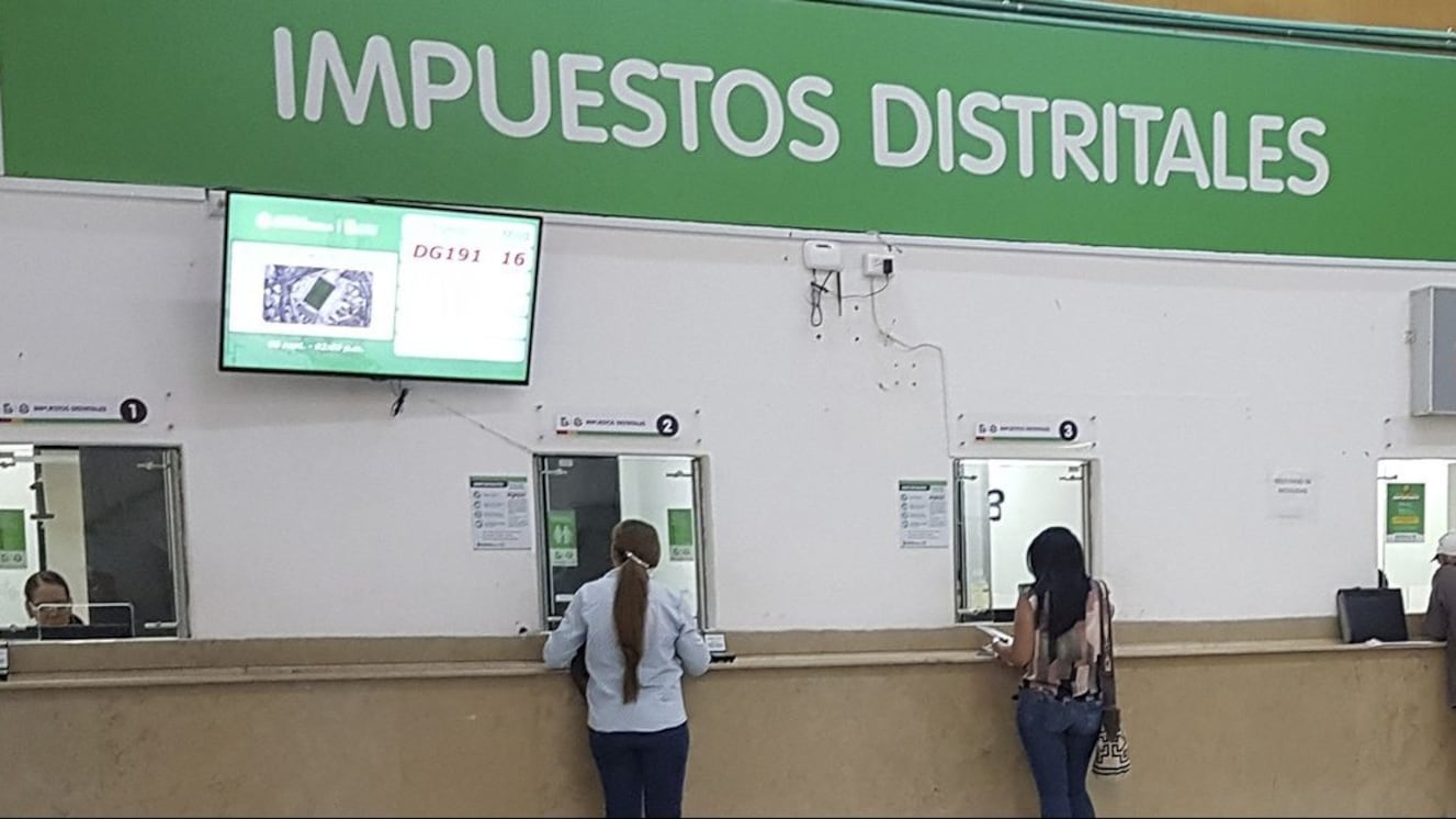 Foto oficina recaudación de impuestos de Barranquilla.