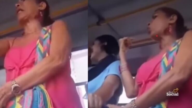 Mujer comparó a Petro con Jesucristo en un bus.