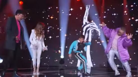 Concursante puso a bailar a los entrenadores de La Voz Kids música ranchera.