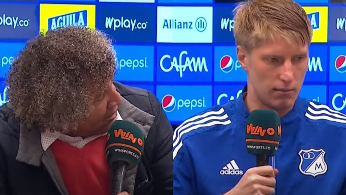 Gamero reprochó a Andrés Llinás en plena rueda de prensa de Millonarios