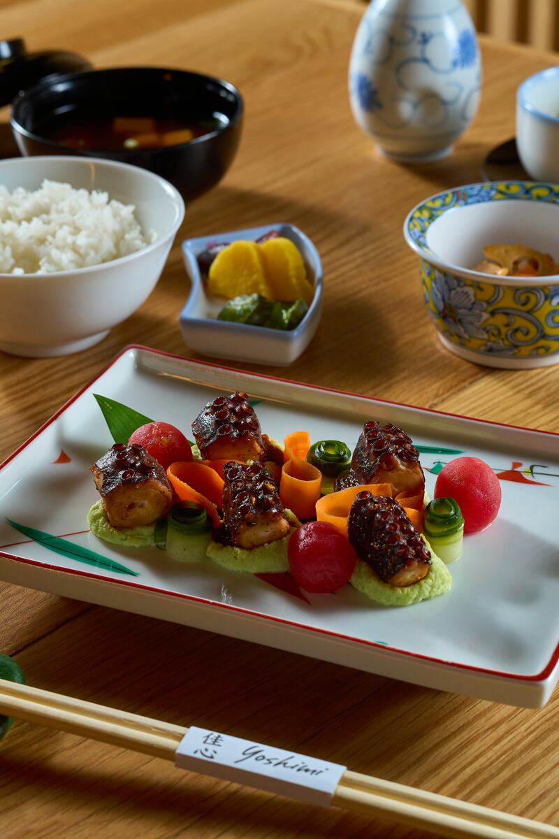 Menú a bordo de Aeroméxico en la ruta Ciudad de México- Japón.