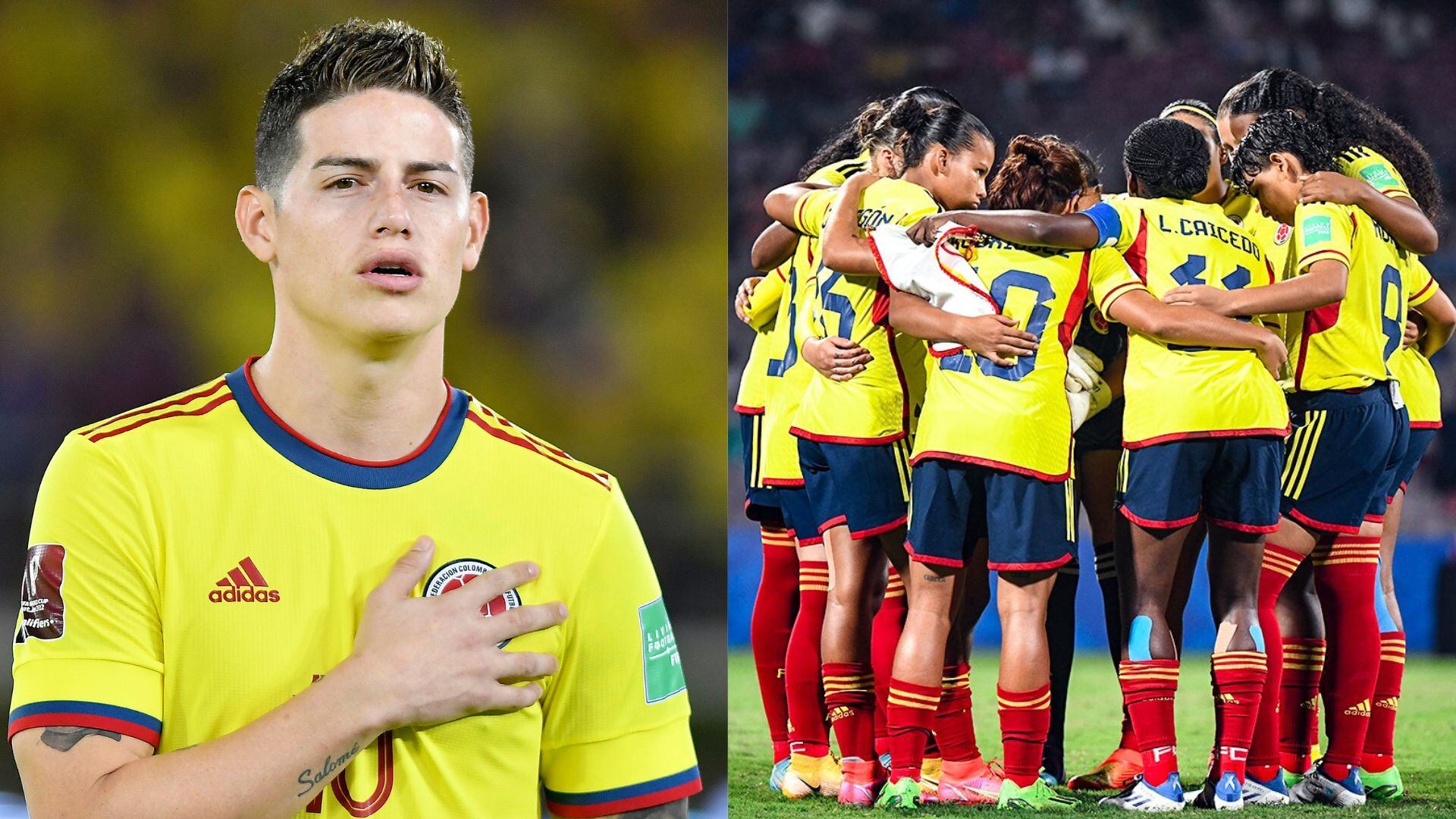 James felicitó a las jugadoras de la Selección Colombia Sub-17 por el subcampeonato del mundo.