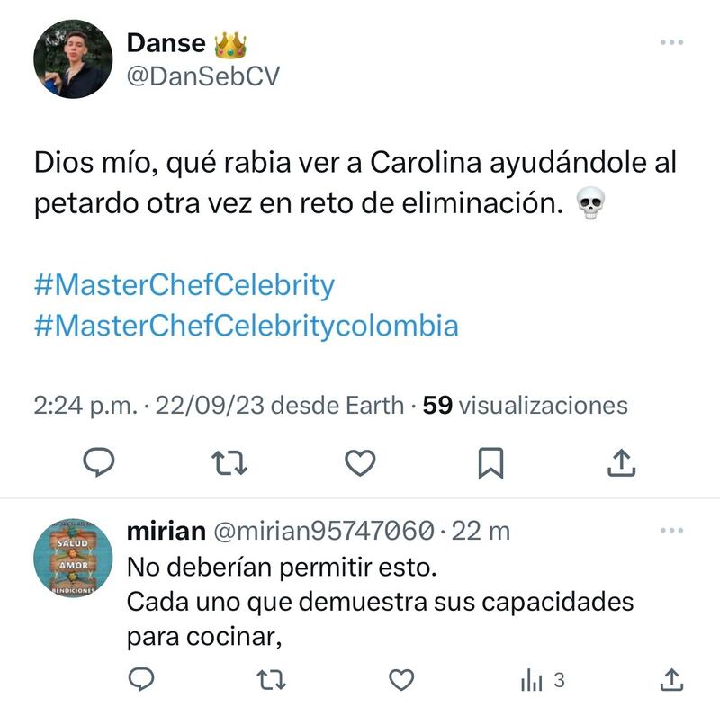 Juan Pablo Barragán MasterChef Celebrity es criticado por hacer "trampa" y recibir ayuda de Carolina en eliminación