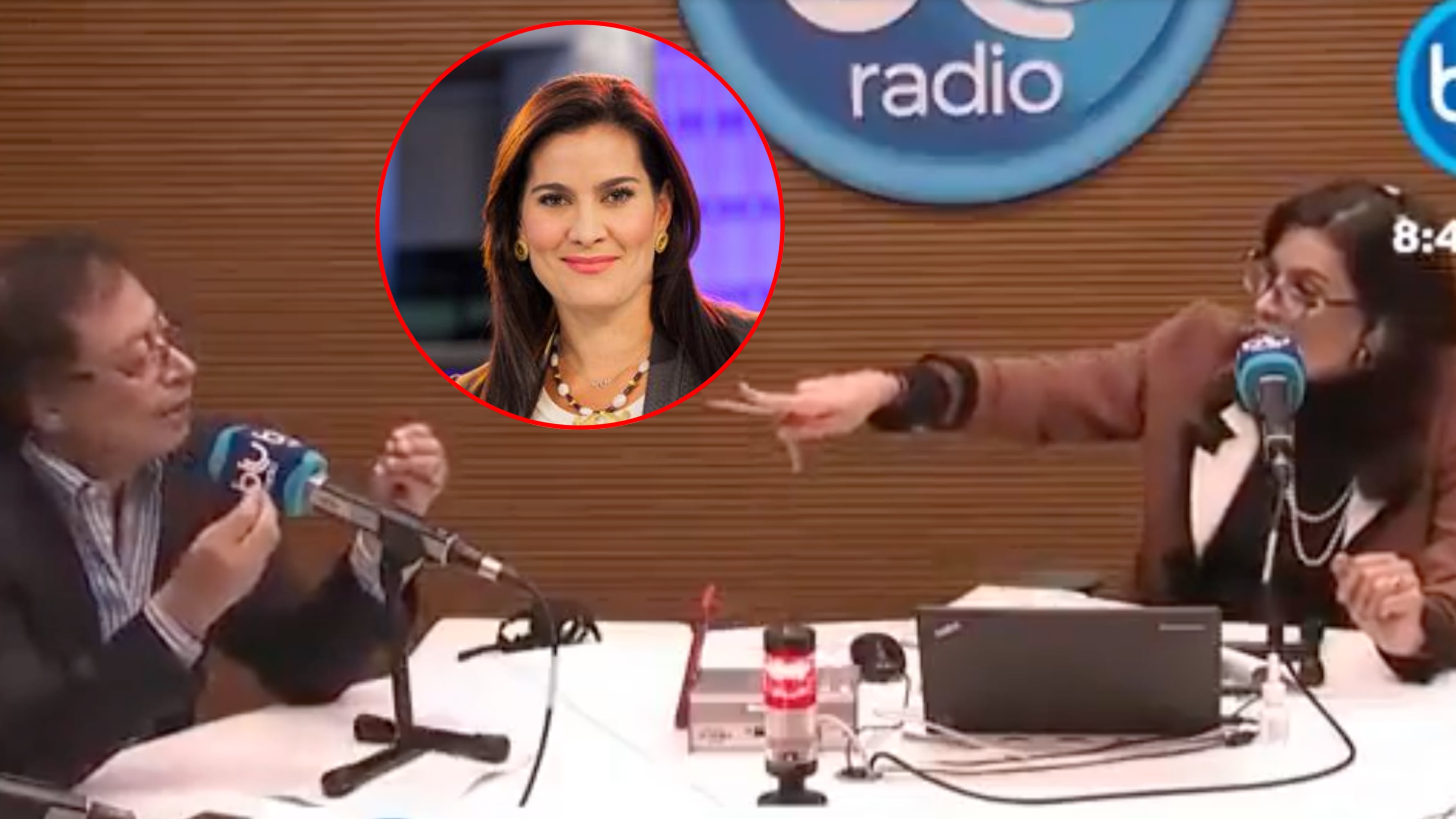 Vanessa de la Torre en entrevista con Gustavo Petro