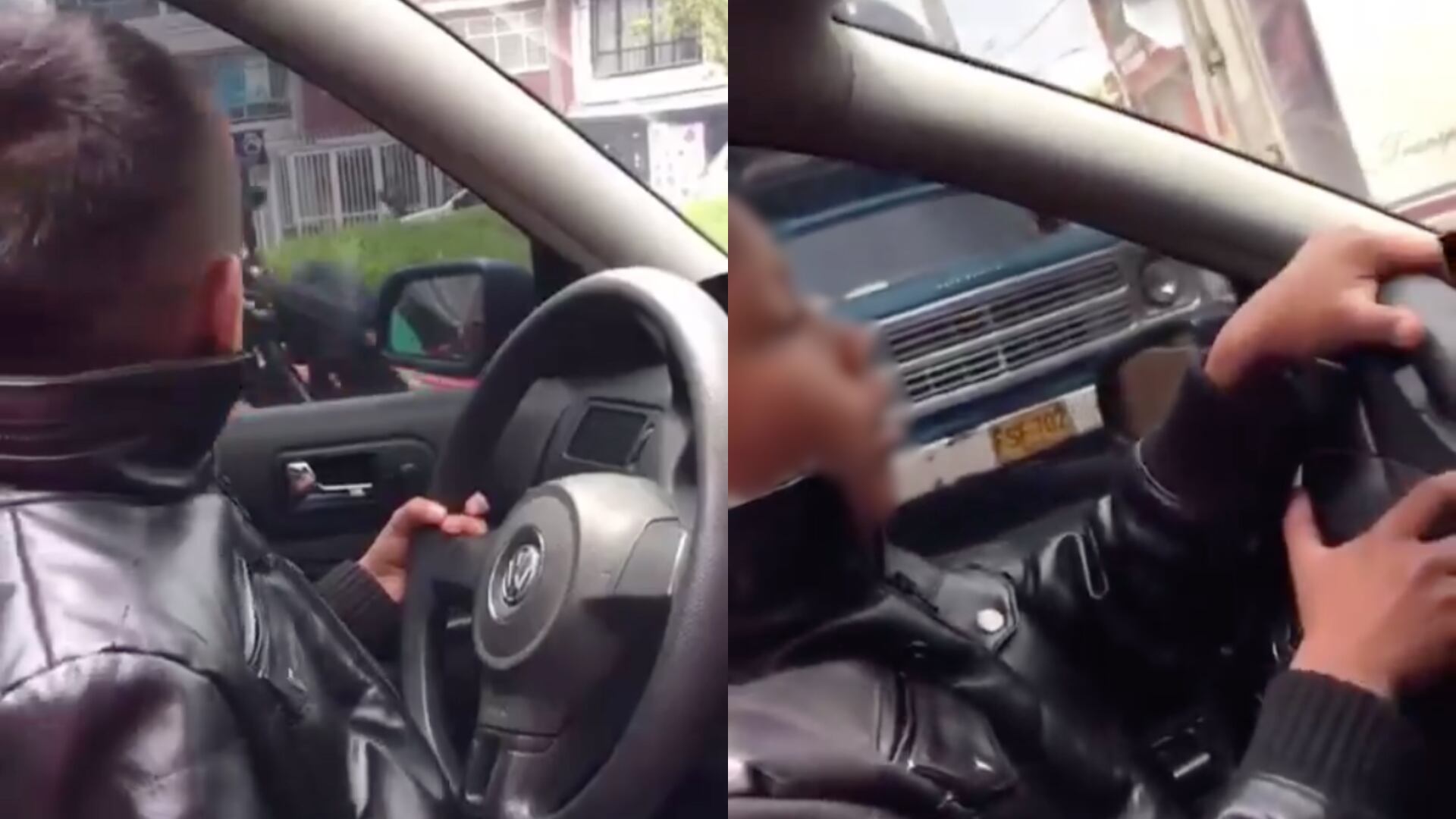 ¿Toretico? Un niño fue grabado manejando en Bogotá con toda la naturalidad del mundo