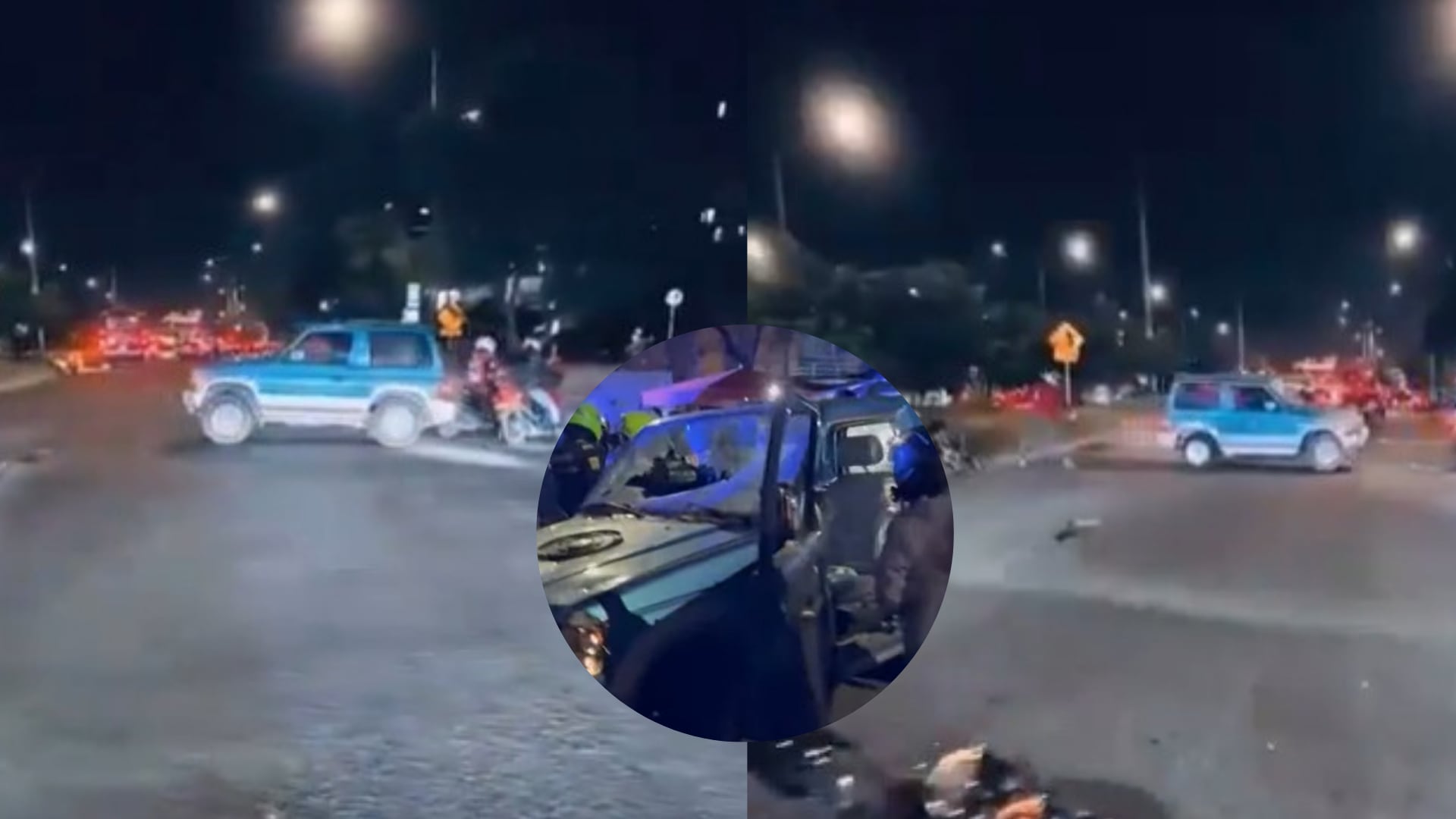 Video de conductor linchado agrediendo motociclistas