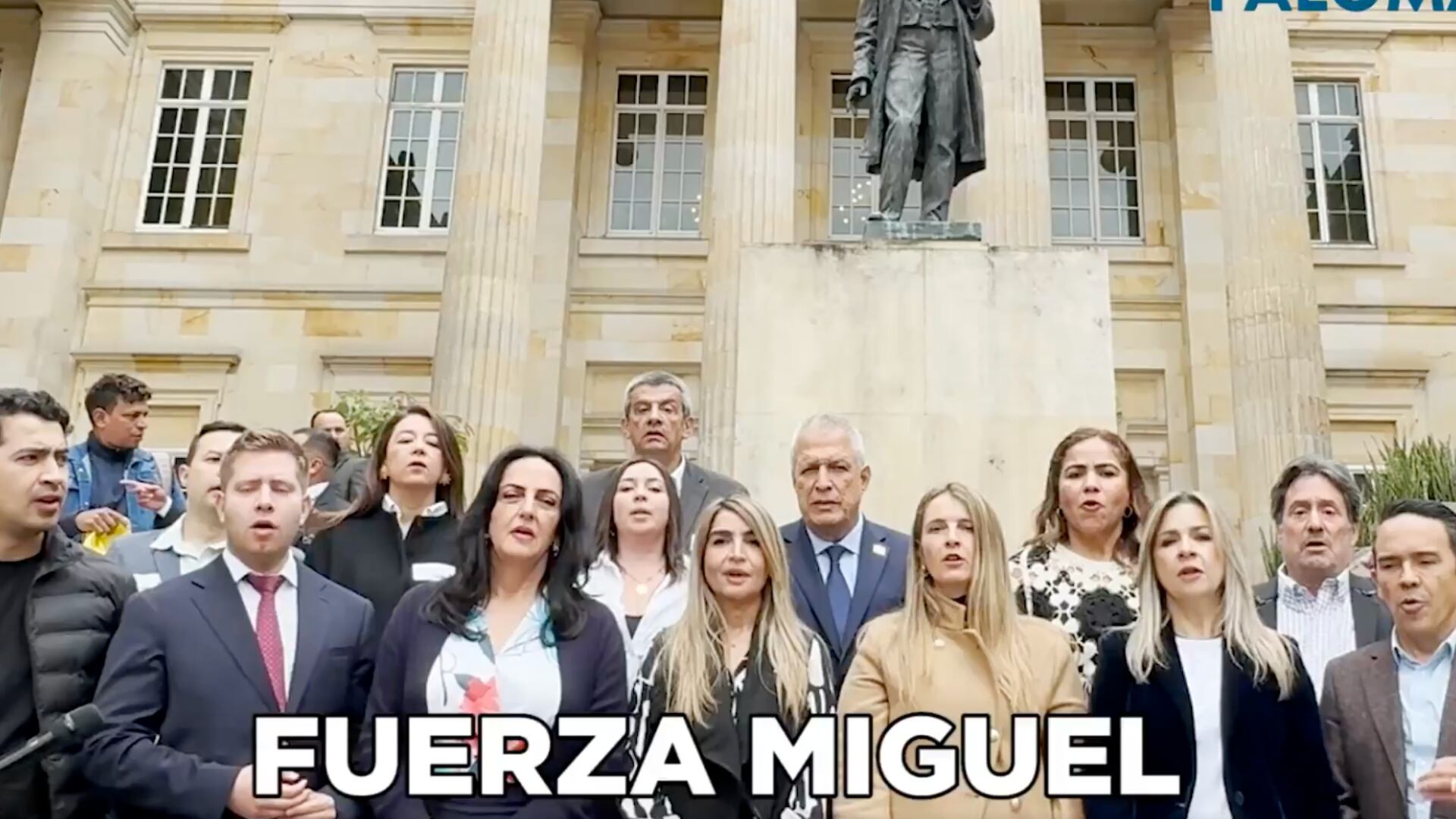 Marcha del silencio (redes sociales de Paloma Valencia)