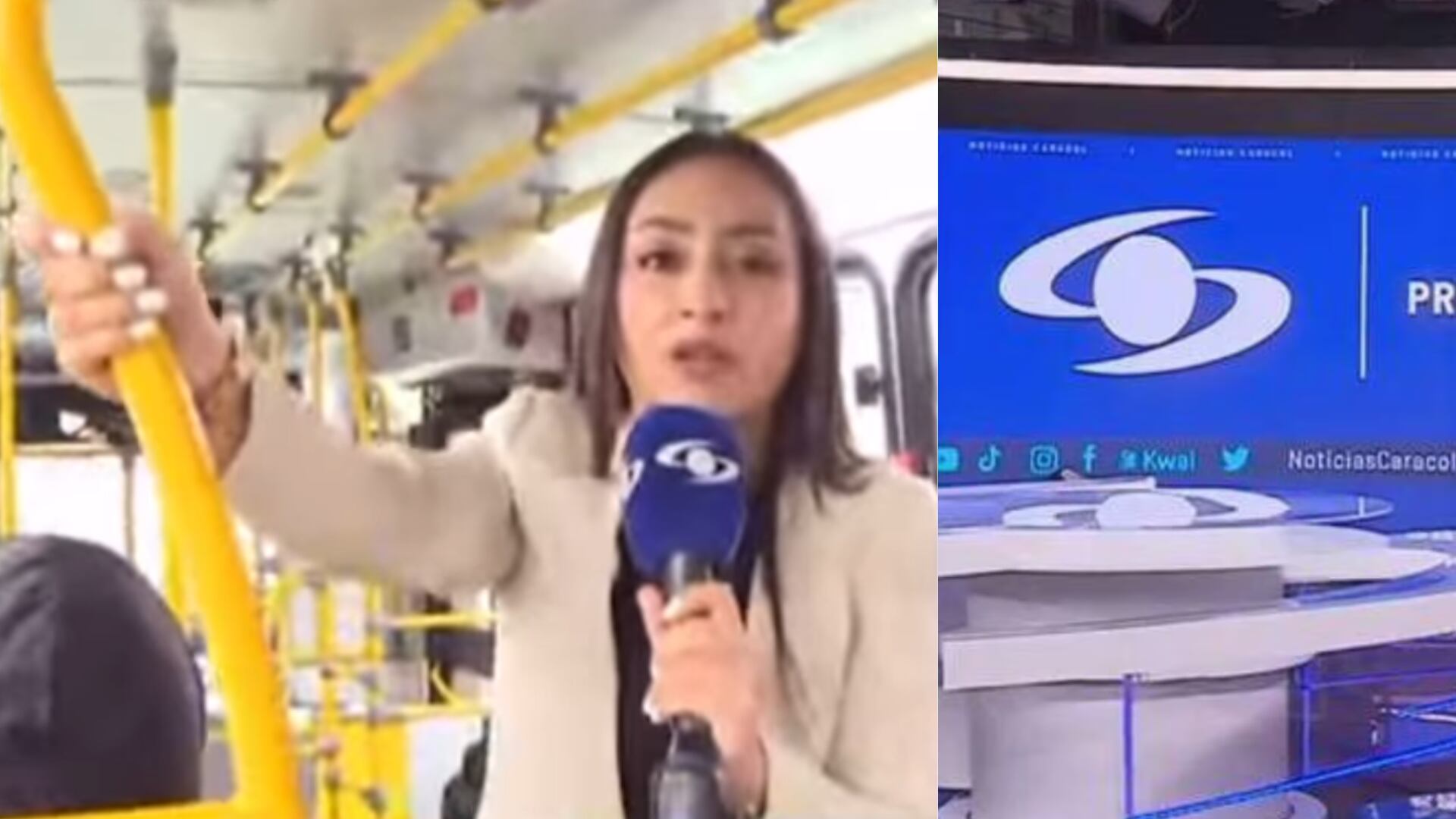 Periodista de Noticias Caracol se pegó el susto de su vida en bus del SITP; “lo que vive la gente”