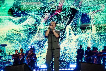 Fonseca, el artista colombiano durante el Festival Cordillera 2024