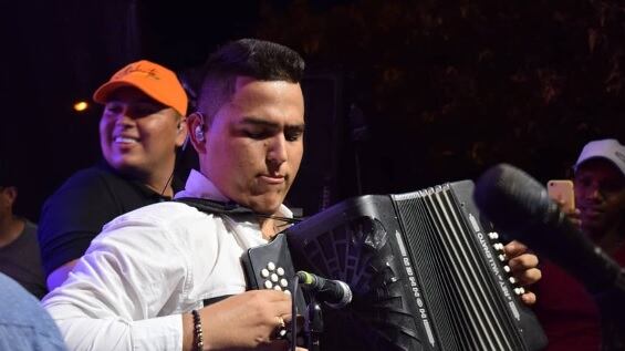 El acordeonero accidentado en Cesar.