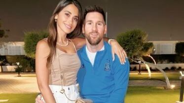 Antonella y Messi