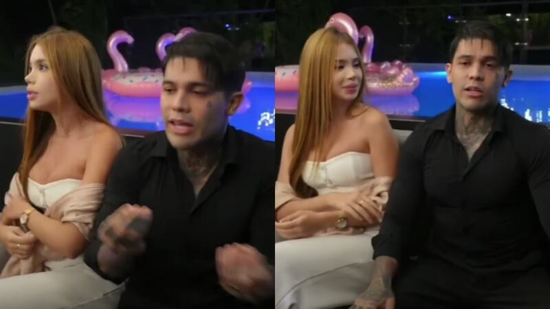 Novia de Yeferson Cossio se desahogó y habló de lo que siente al ver al influencer consumir drogas
