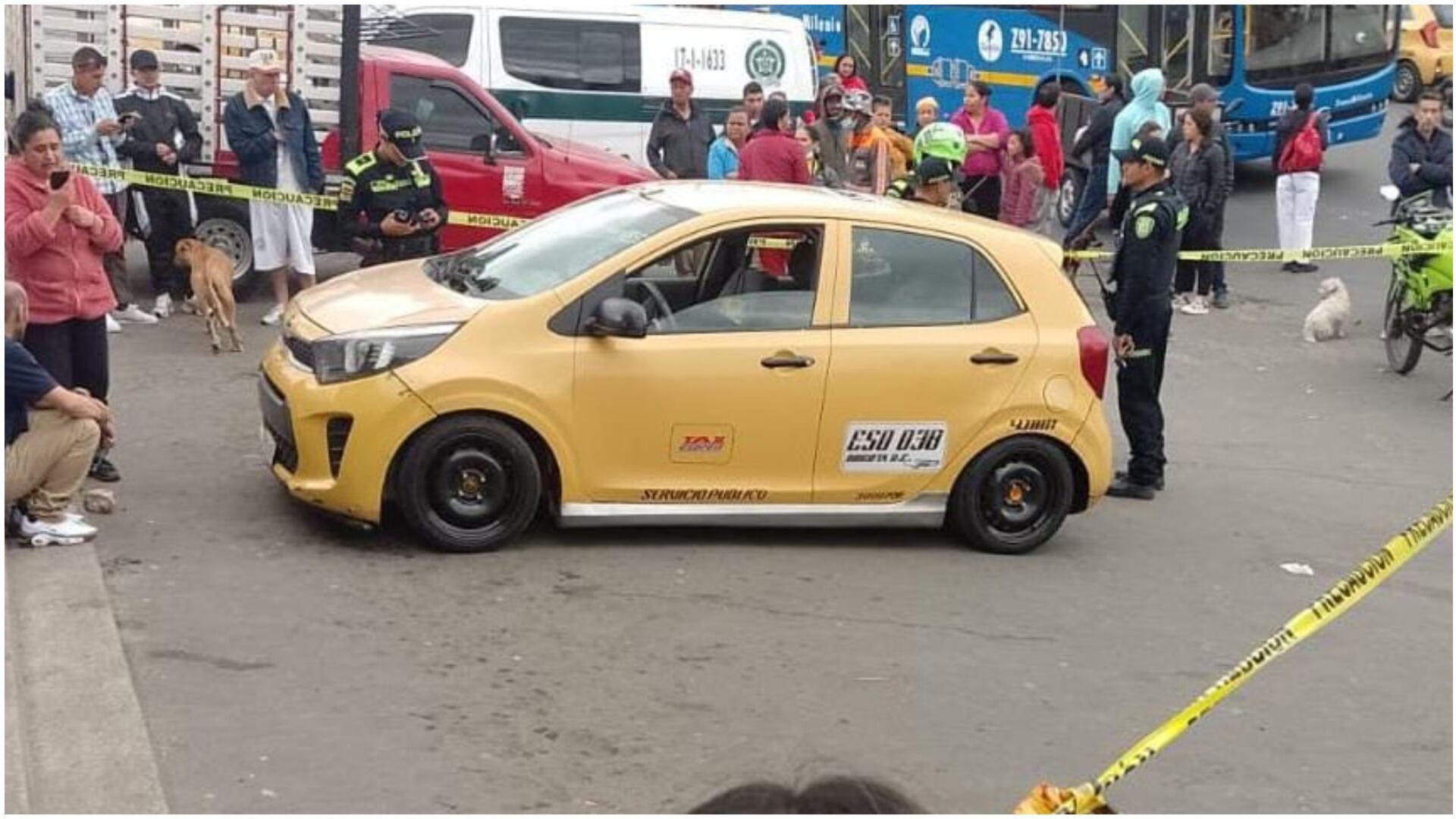 Nuevo caso de sicariato en Bogotá: asesinan a un taxista en el barrio Monteblanco (Redes sociales)