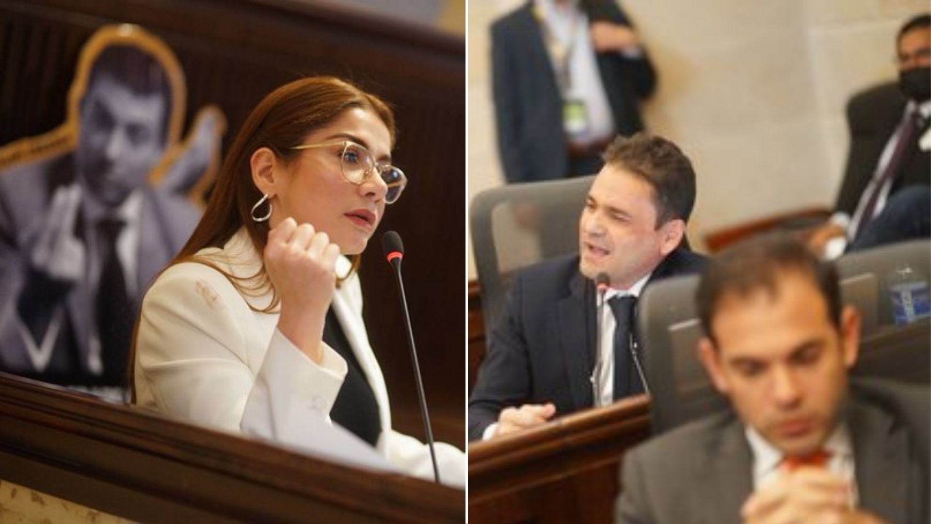 Catherine Juvinao y Ape Cuello protagonizaron un fuerte agarrón en el debate de control político al OCAD Paz.