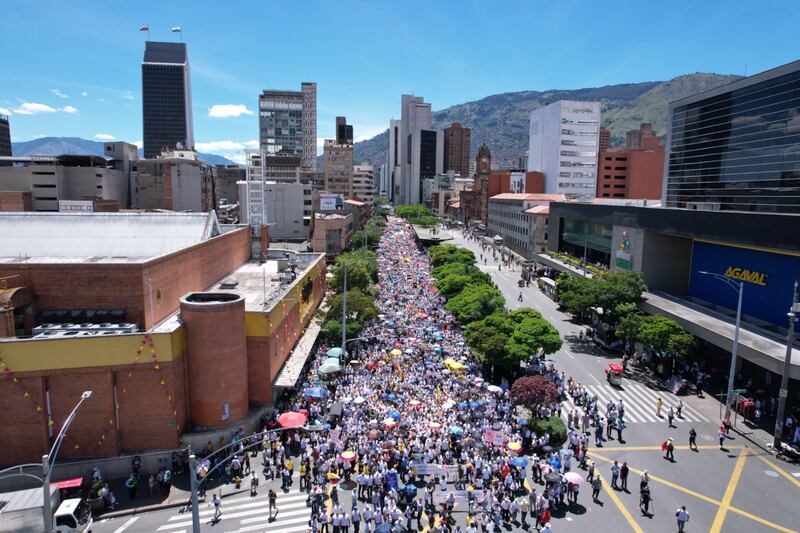 Marcha martes 20 de junio en Medellín