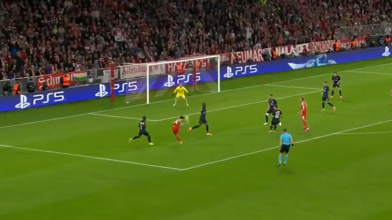 Gol de Luis Díaz - Foto: Captura de pantalla de la transmisión de ESPN tomada el 22 de octubre del 2025