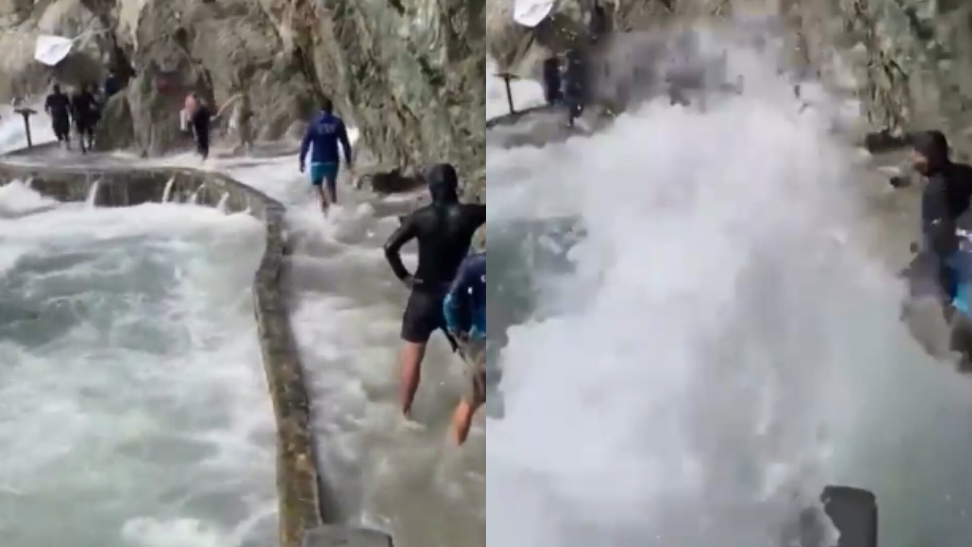 Oleaje en el Acuario de Santa Marta