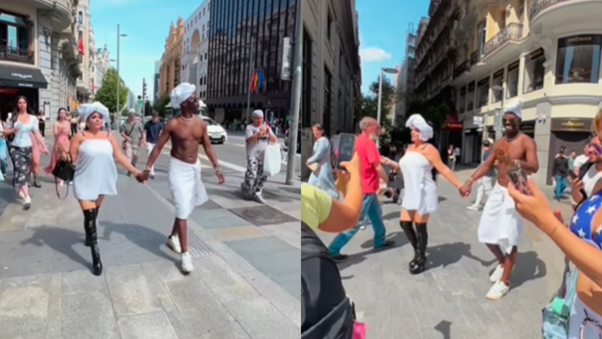 Bola 8 (Omar Murillo) y Koral Diva, su esposa