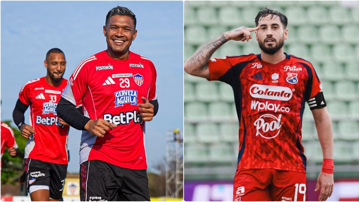 Medellín le apuesta todo a la Copa y Junior se juega el cartucho del milagrito