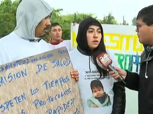 “Está perdiendo fuerza, se está muriendo”: Padres inician caminata para obtener millonario medicamento que necesita su hijo de 7 meses