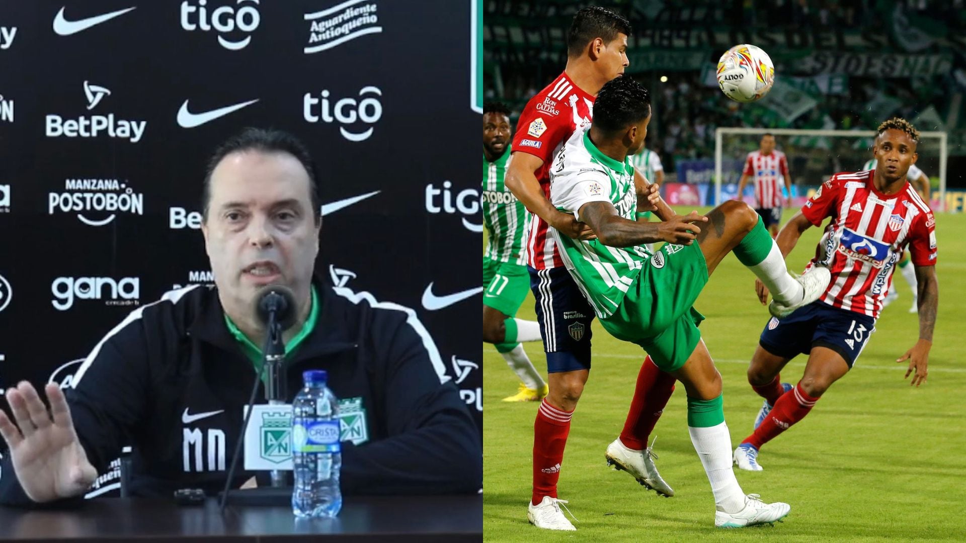 Mauricio Navarro fue sancionado por actos ocurridos en el partido de Copa ante Junior.