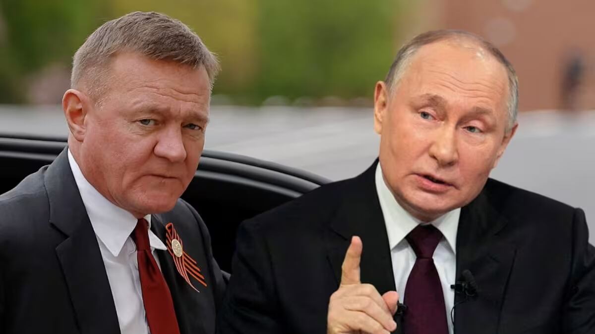 Roman Starovoit y Vladimir Putin