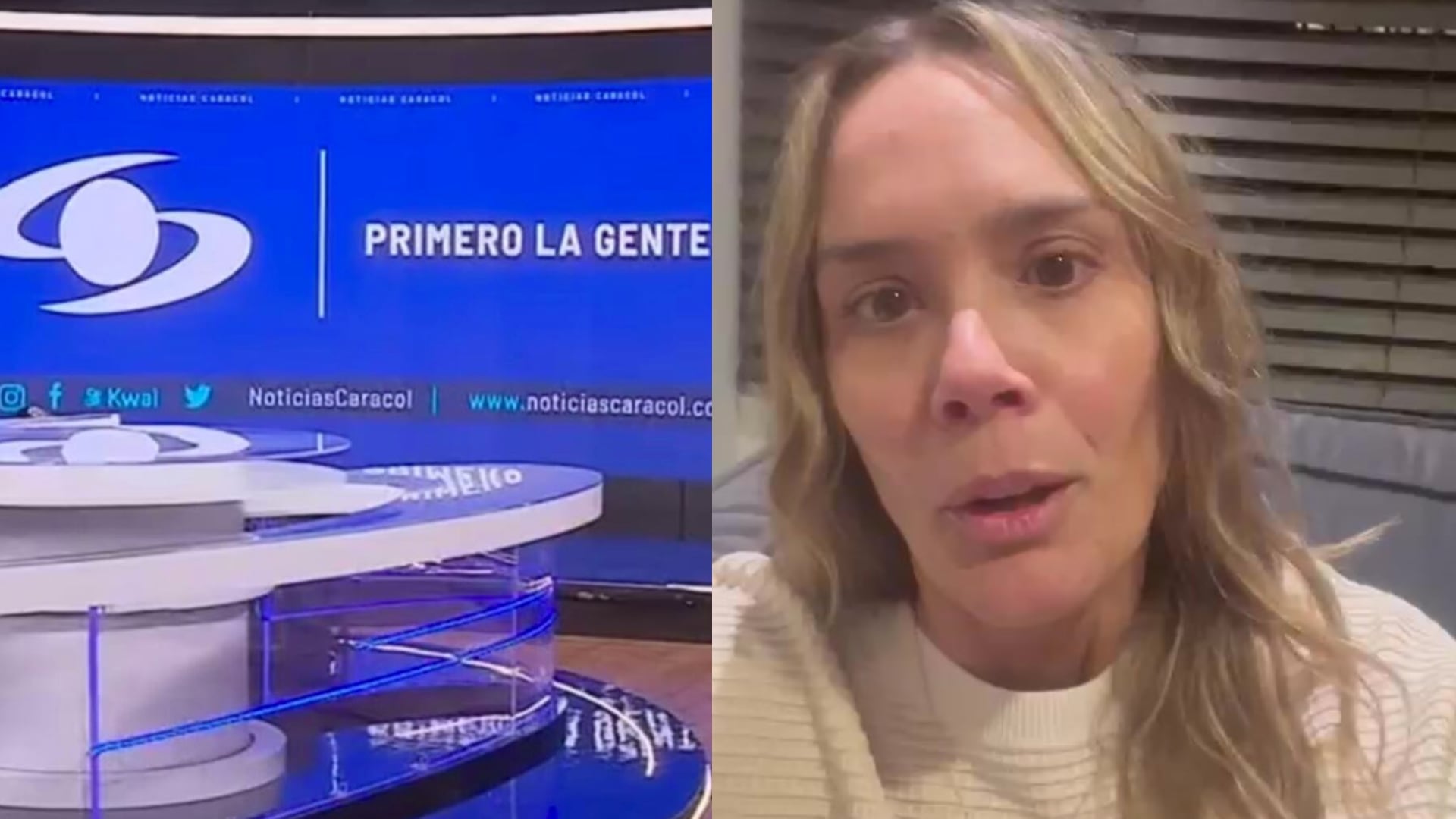 Noticias Caracol y Eva Rey.