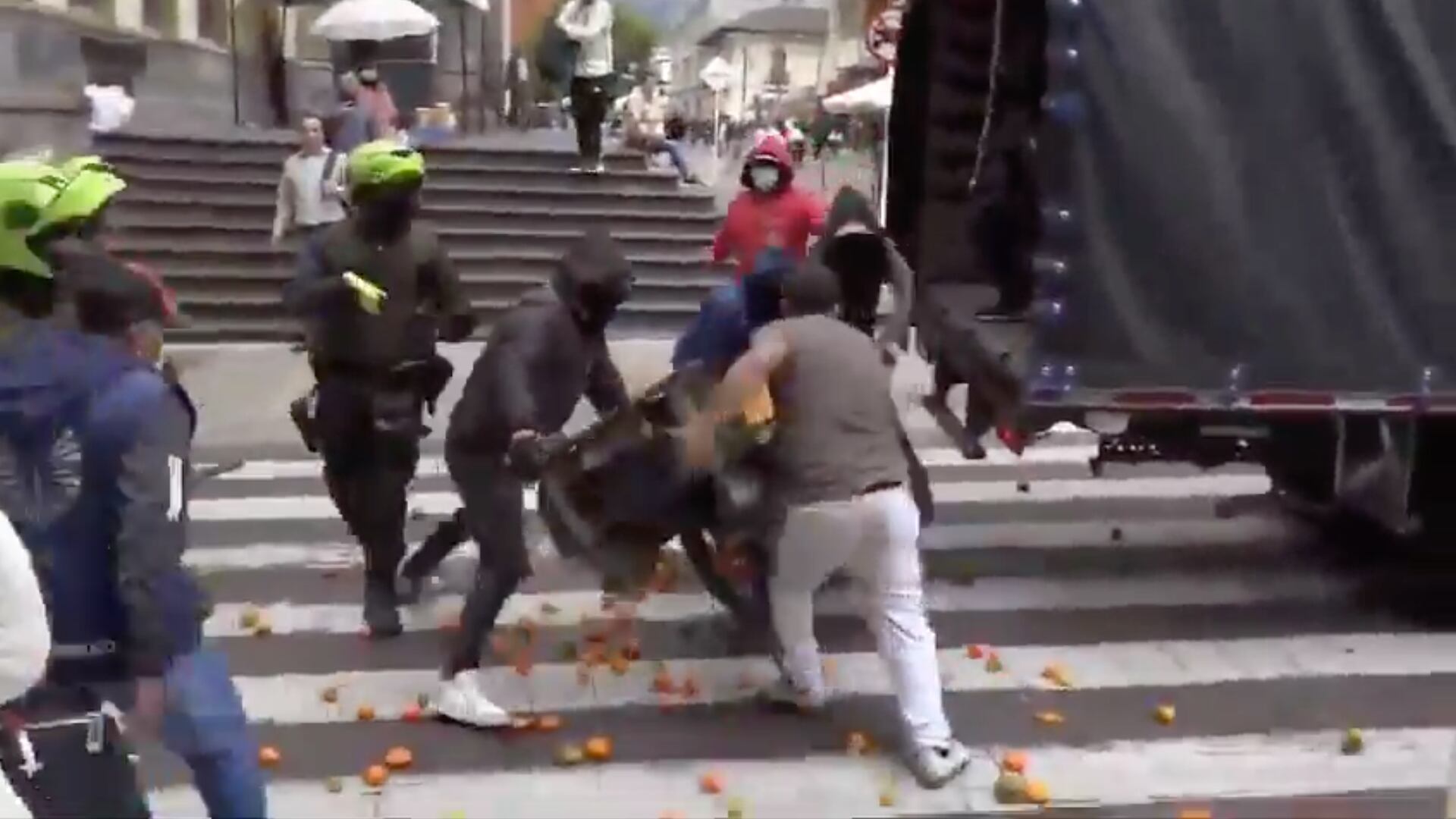 Vendedor ambulante en Pasto