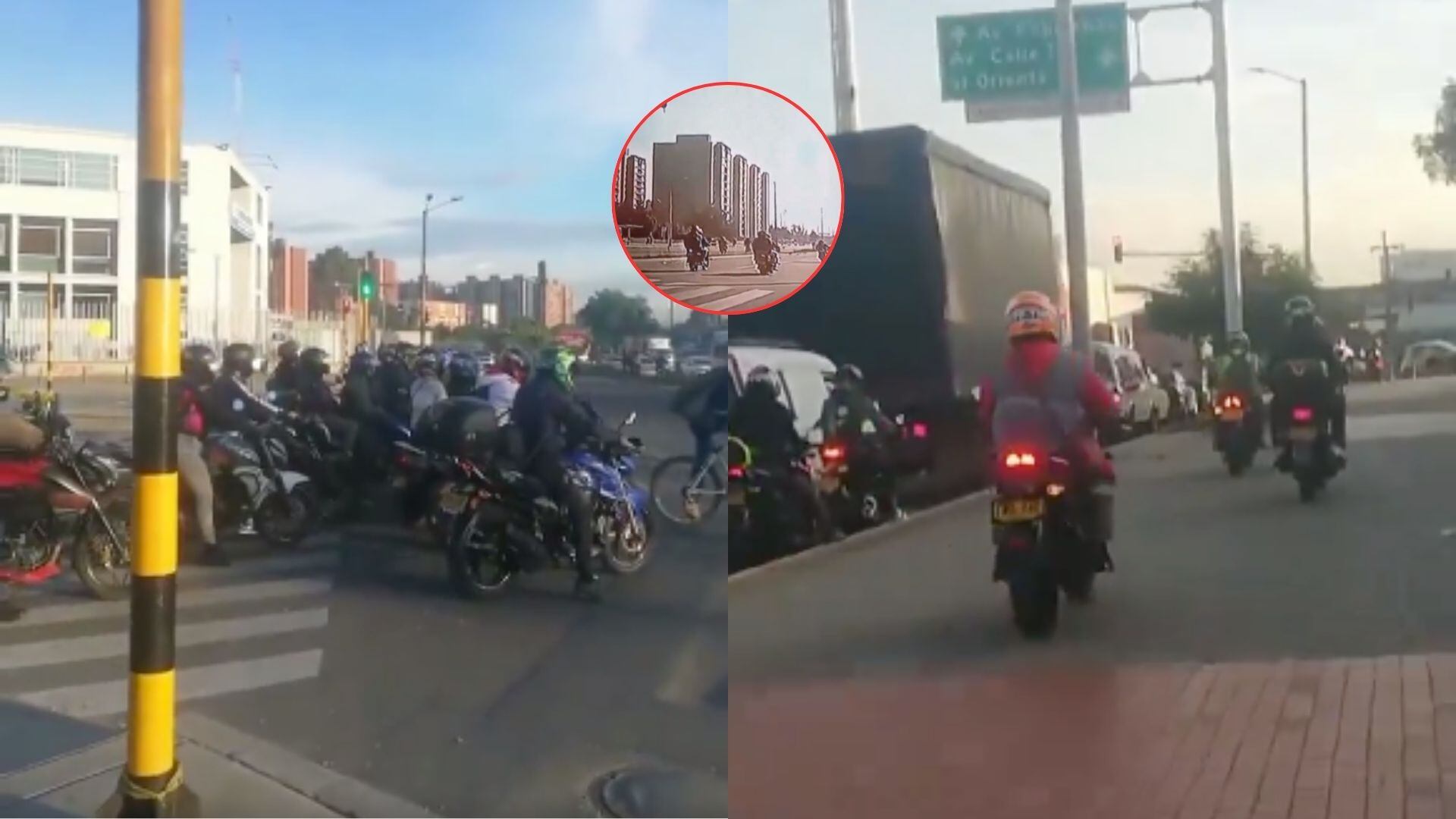 Varias personas han denunciado la cantidad de imprudencias que cometen los motociclistas en Bogotá.