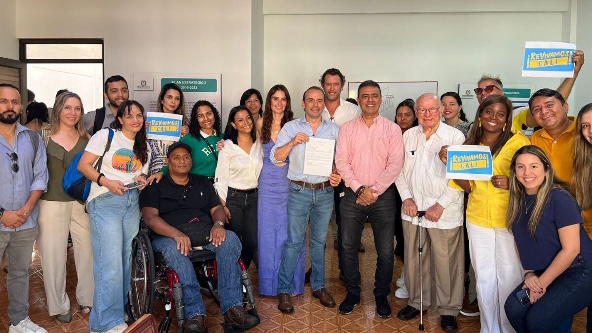 Registro de Alejandro Eder a la Alcaldía de Cali