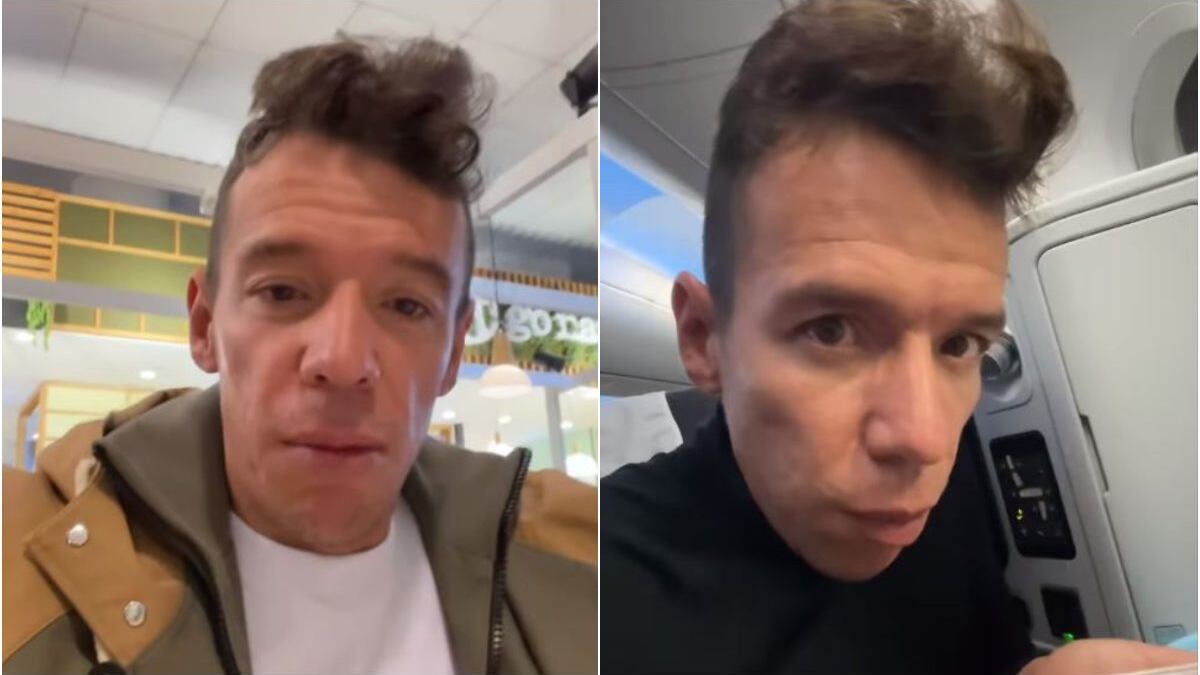 ‘Rigo’ Urán almorzó en plena ‘coca’ en clase preferencial de un avión