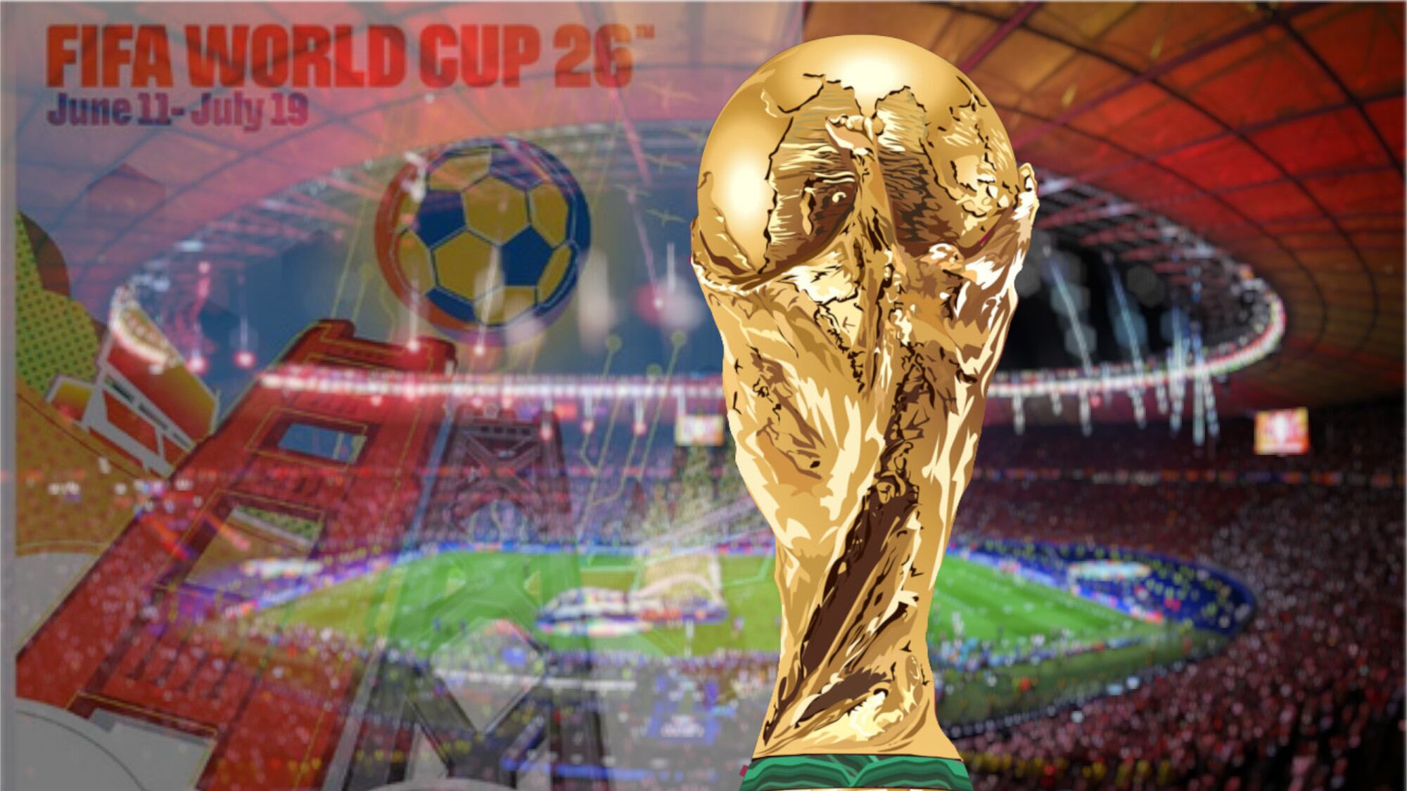 San Francisco presenta el póster para la Copa del Mundo en 2026