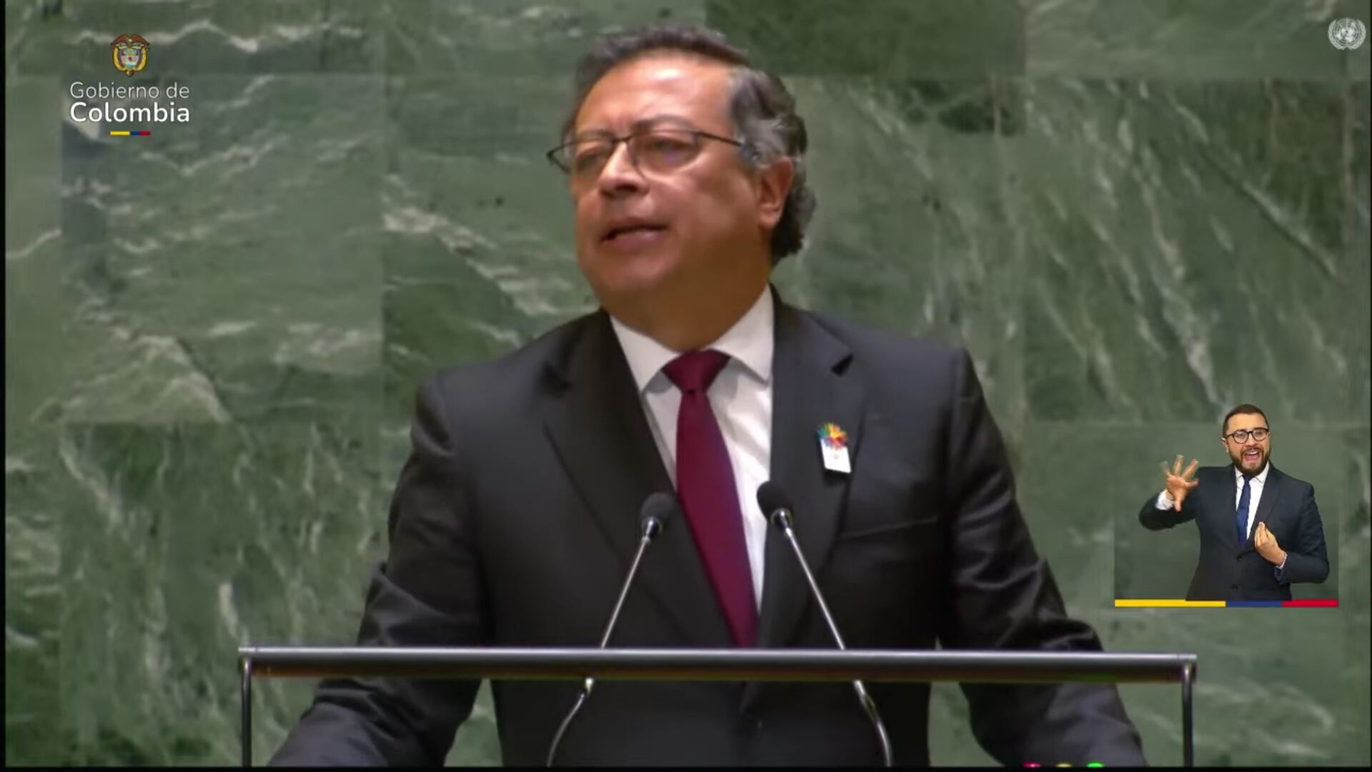 Petro discurso en la ONU