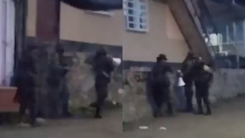 Disidencias de las Farc salieron con megáfono en mano advirtiendo sobre ataques a la estación de Policía de Jambaló, Cauca