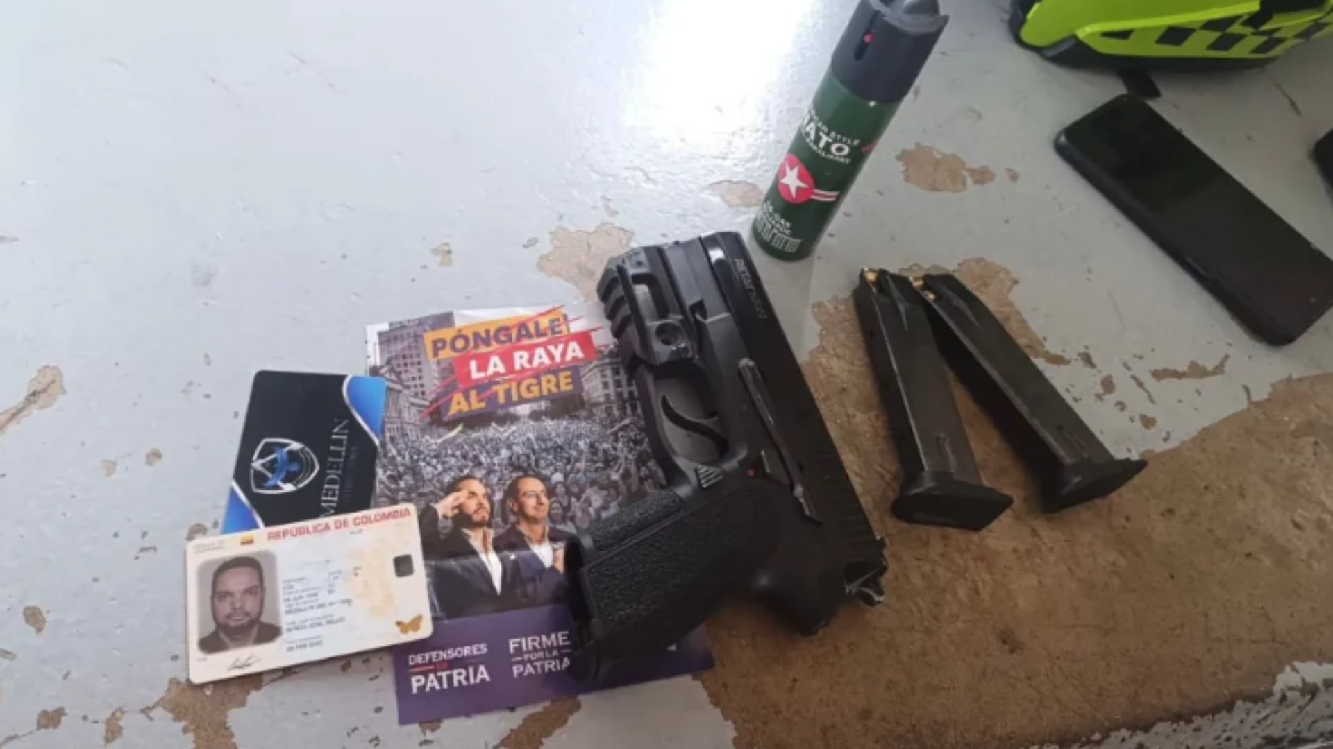 El historial del falso escolta que retuvo el equipo de seguridad de Abelardo de la Espriella.