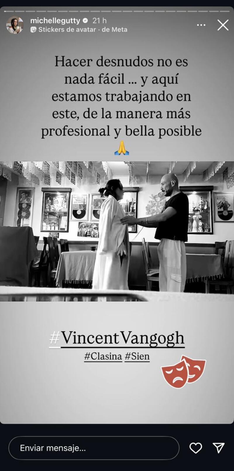 Esposa de Marcelo, Michelle Gutty, confesó cómo lidia con los desnudos.