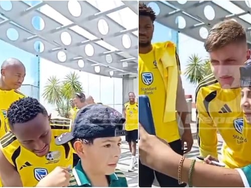 Humildad que suma puntos: jugadores de selección mundialista hicieron fila para tomarse fotos con un niño mexicano