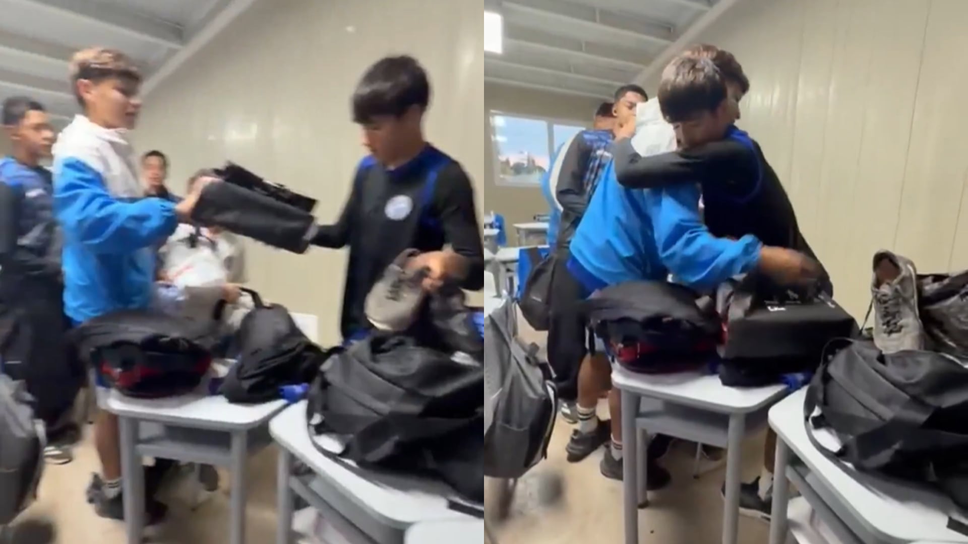 Jugador de Godoy Cruz - Fotos: Video de sus compañeros el 10 de abril del 2026