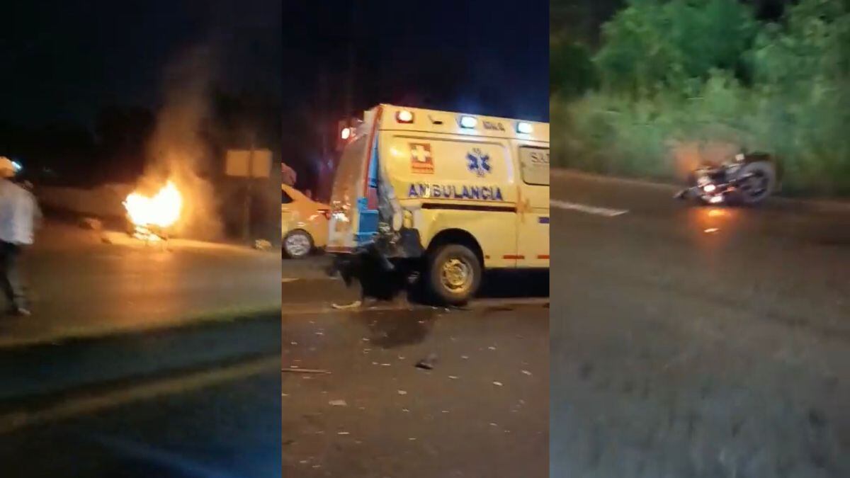 Accidente vía Cali-Jamundí