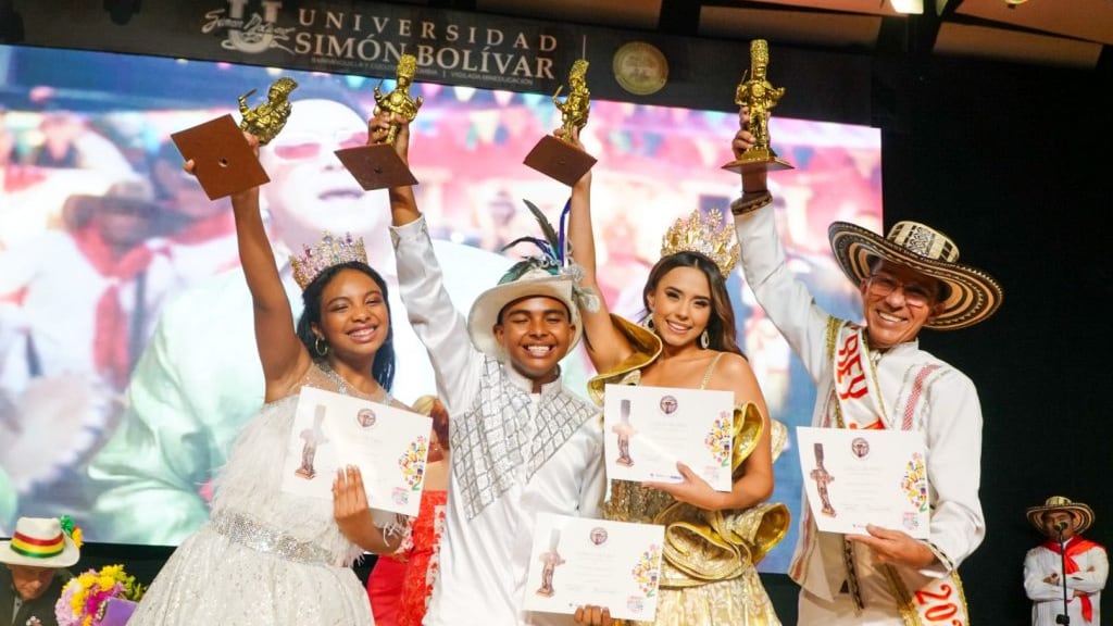 Entrega de los premios Congo de Oro del Carnaval de Barranquilla.