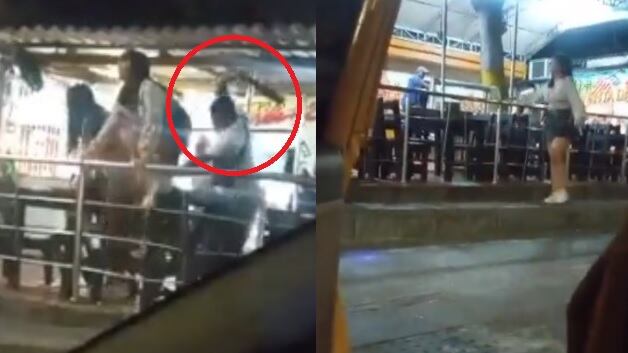 Imágenes del ataque a machete en puesto de chicharrón en Murillo.