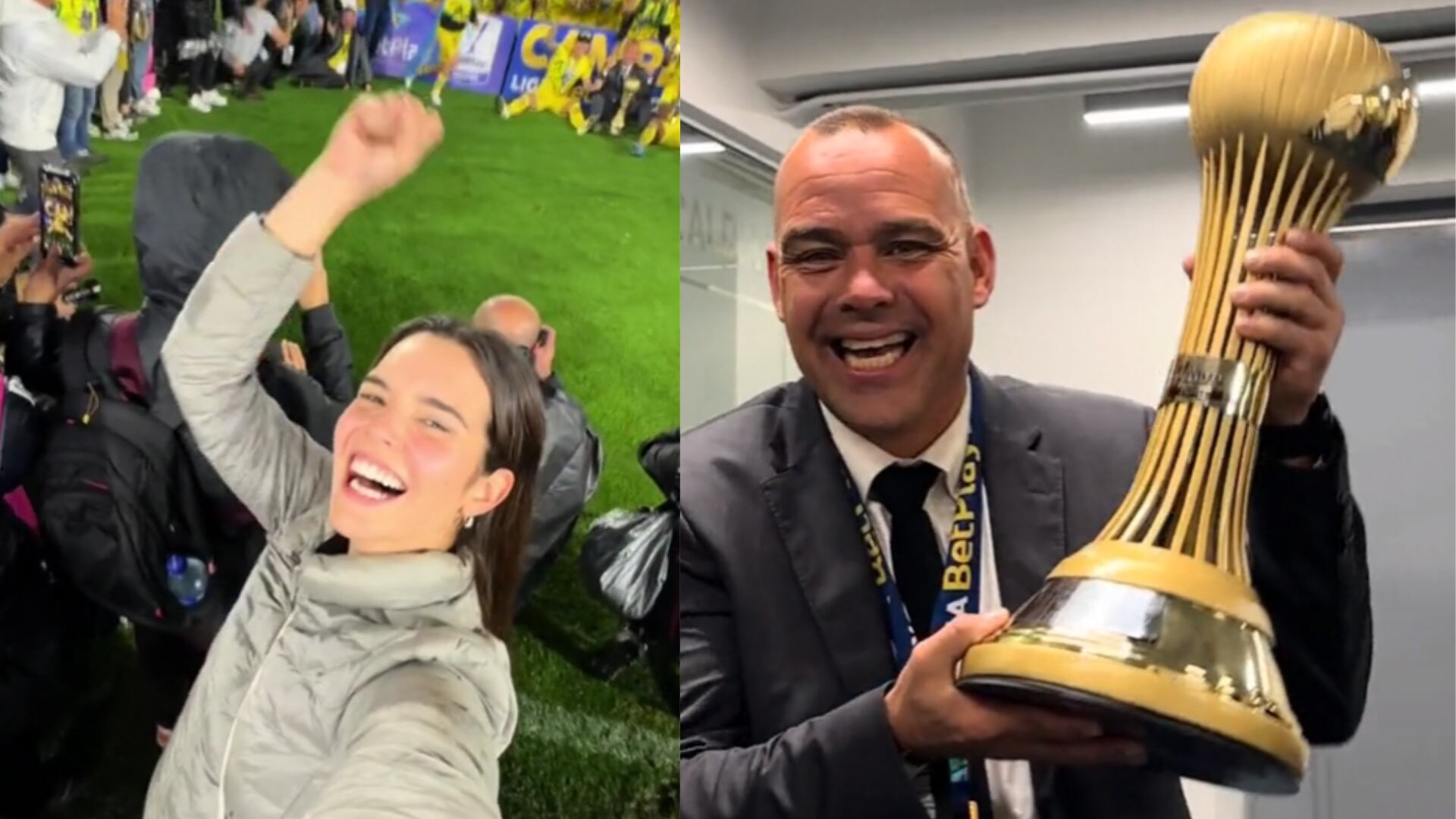 Rafael Dudamel recibió hermoso homenaje de su hija Amanda tras el título del Bucaramanga