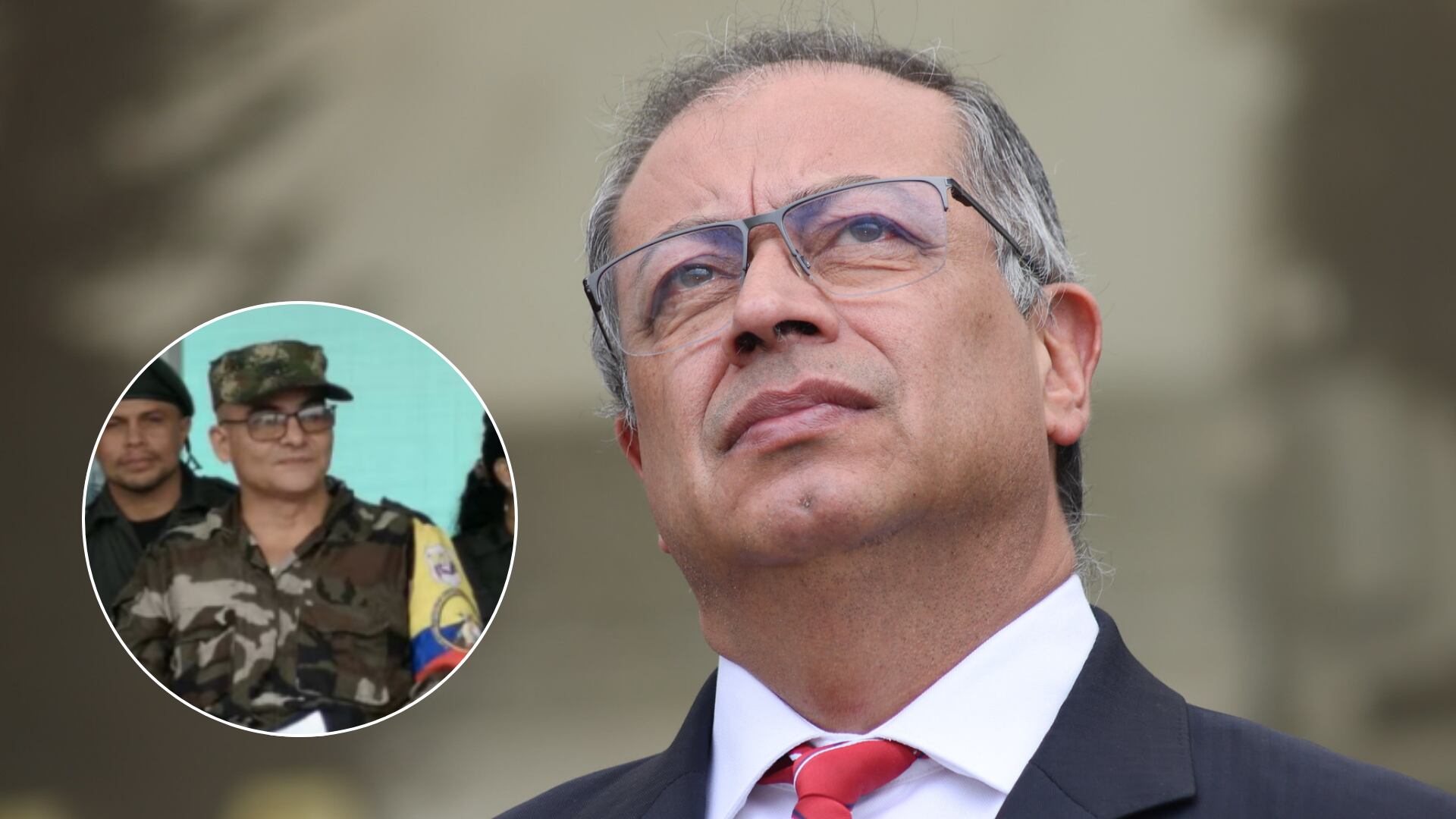 Gustavo Petro e Iván Mordisco