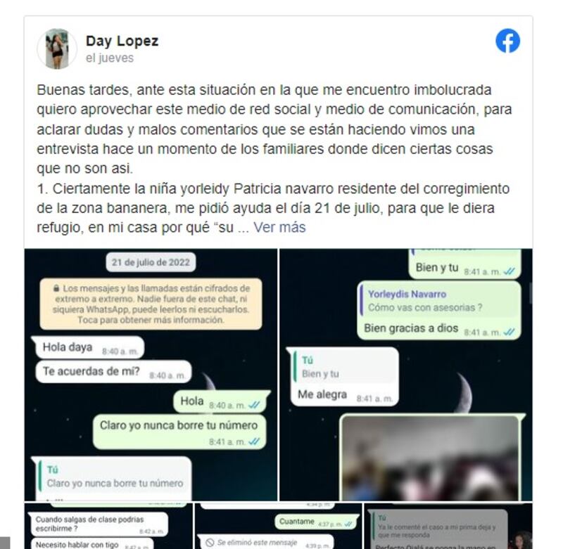 Cuenta de Facebook que denunció caso de barriga de trapo.