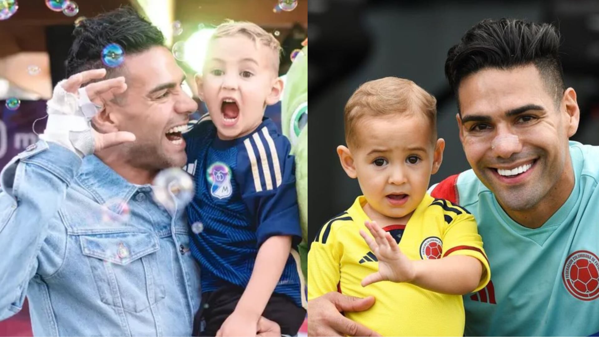 Falcao vuelve con Millonarios y lo celebró con tierno video con su hijo