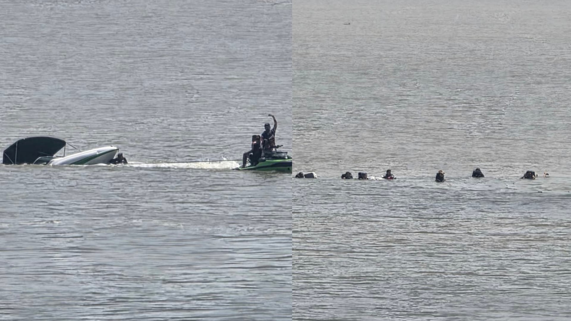 Personas rescatadas en el Golfo de Urabá