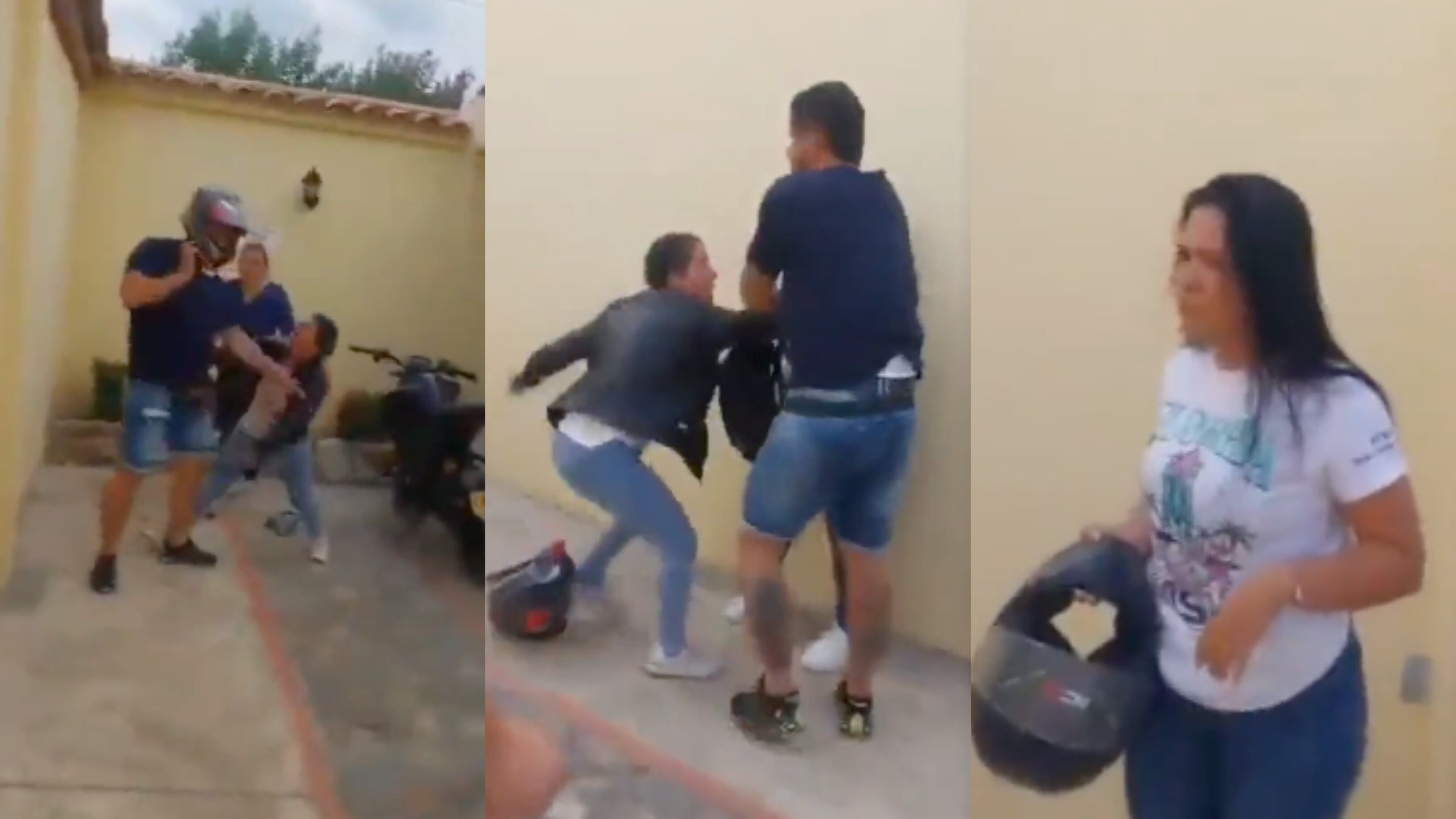 Descubren a hombre infiel con su amante, en un motel.