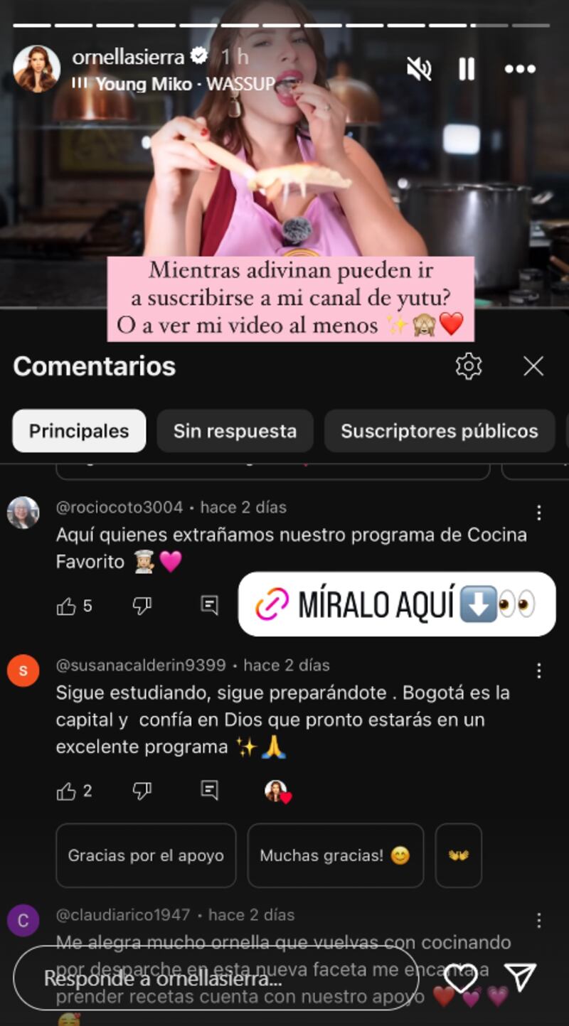 Este es el negociazo que tiene Ornella Sierra lejos de RCN