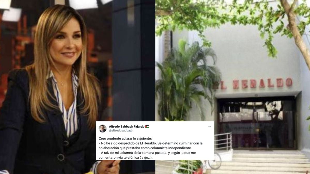 Alfredo Sabbagh decidió terminar su participación como columnista en el diario El Heraldo luego de la compra de la Revista Semana.
